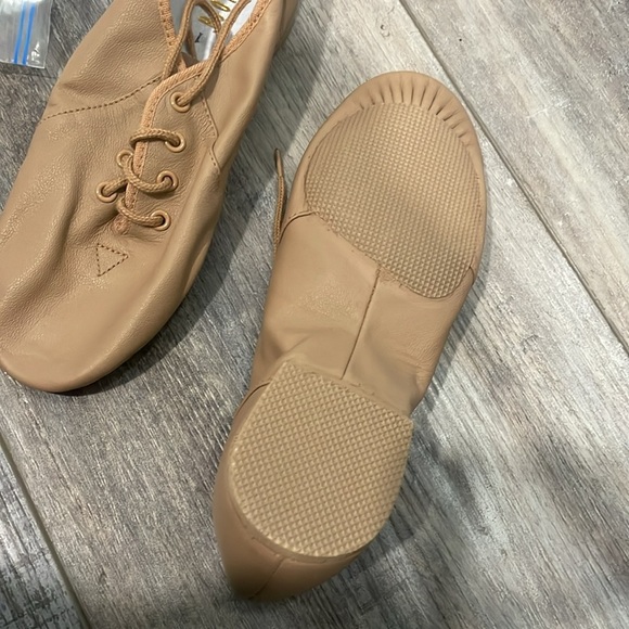 Bloch Split Sole Laced Nude Dance Shoes size 1 NEW - Picture 5 of 6